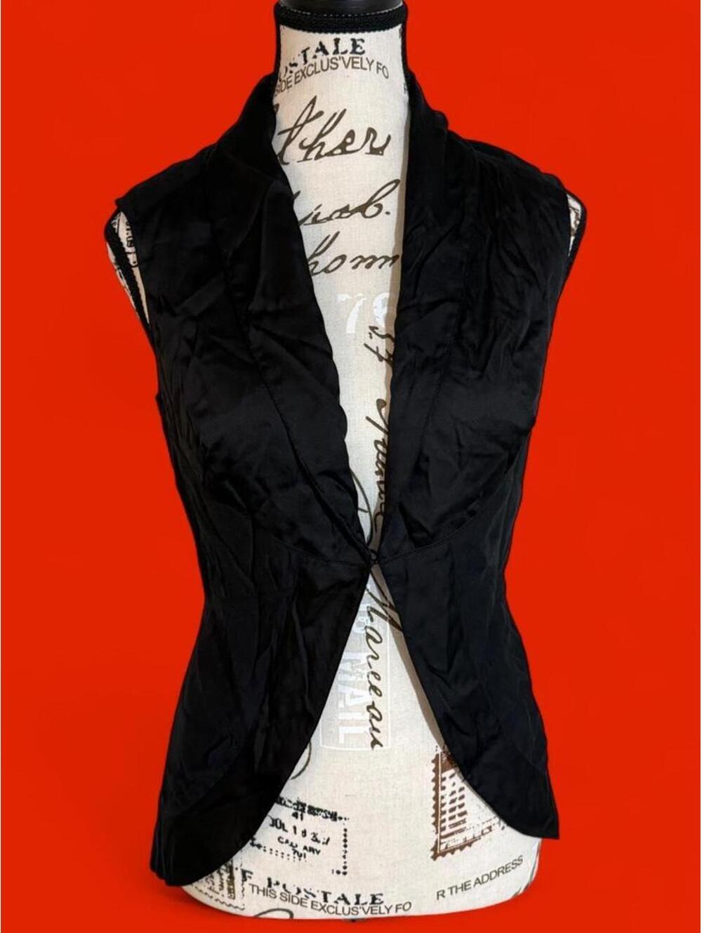 Bebe Women's Black Vest
